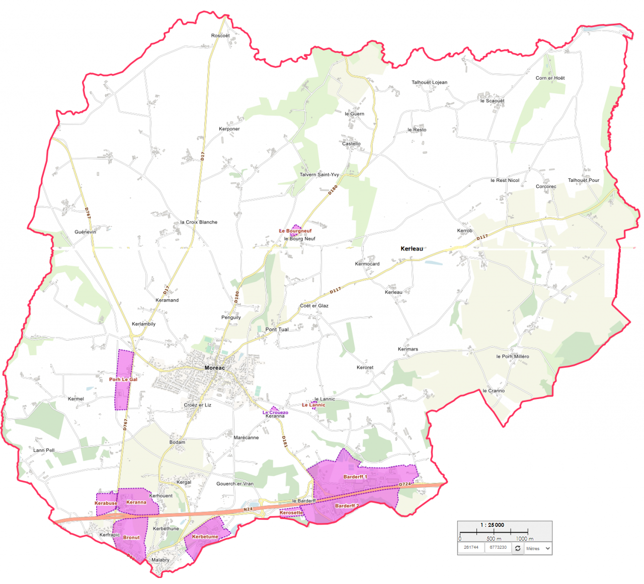 Zones d'activités